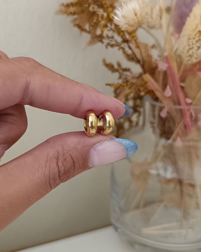 Argollas Rebeka Anchas 7mm
