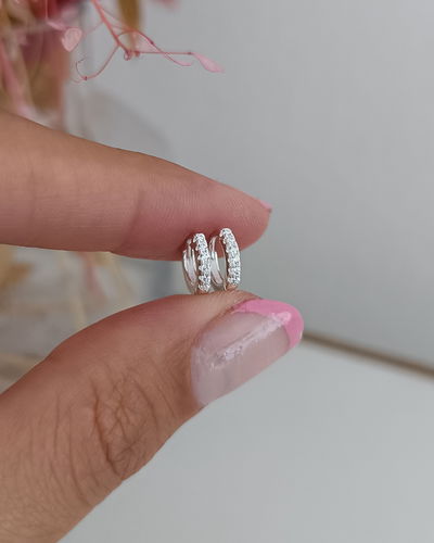 Argollas Fatima Micropave 1cm