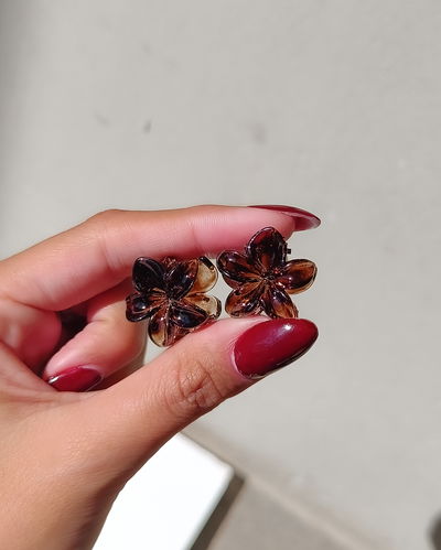 Broches Mini Flor x2 