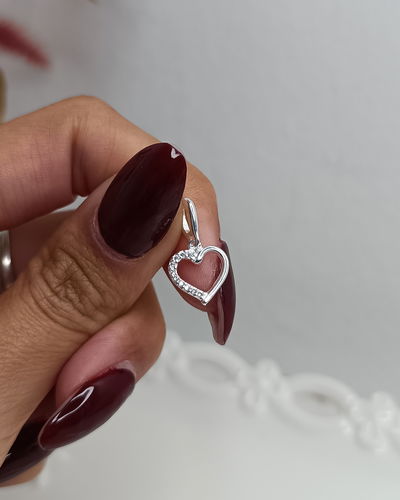 Dije Corazón con Cubic 1.2cm