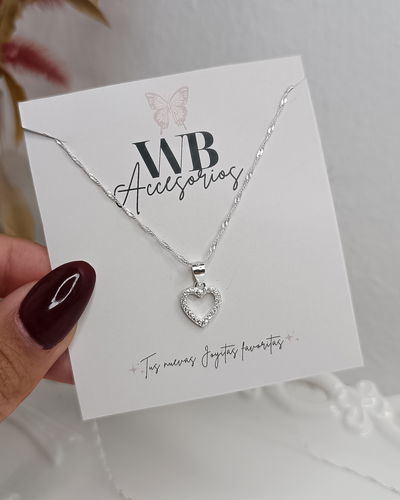 Conjunto Corazón Calado Cubic 45cm