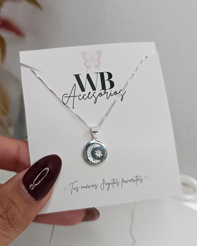 Conjunto Luna y estrella Cubic 45cm