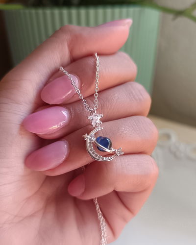 Conjunto Luna y Estrella Azul AB 