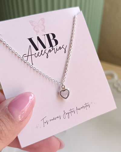 Conjunto Corazón Transparente AB