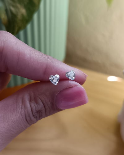 Pasantes Corazón Cubic 5mm