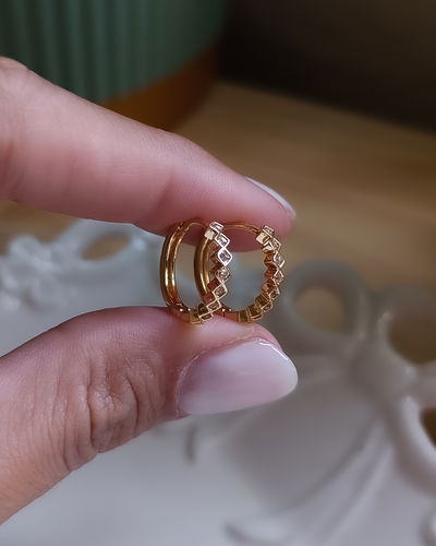 Argollas Cristal 1.2cm AD