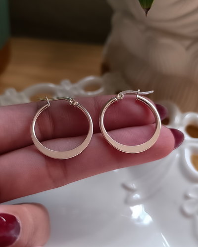 Argollas Planas 2.5cm AB