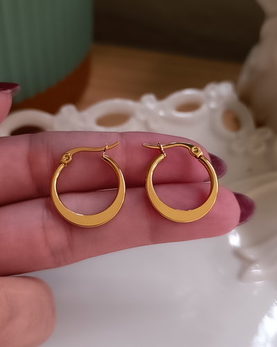 Argollas Planas 2cm AD