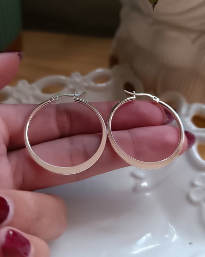 Argollas Planas 3cm AB