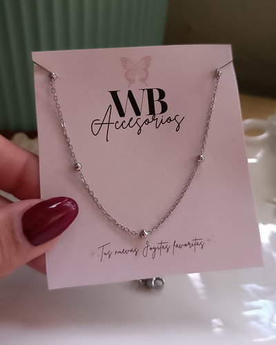 Cadena Con Bolitas 40cm AQ