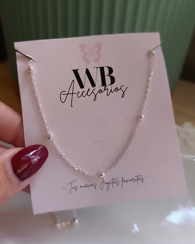 Cadena con Bolitas 45cm AB