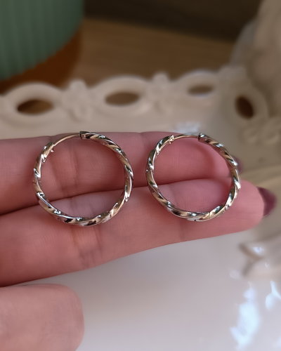 Argollas Bonnie 2.3cm AQ