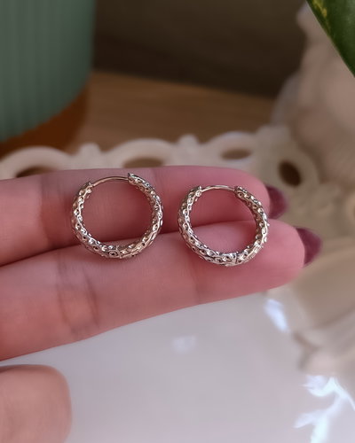 Argollas Carol 1.5cm AQ