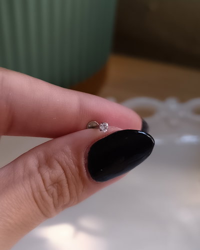 Piercing mini Corazon Cubic AQ