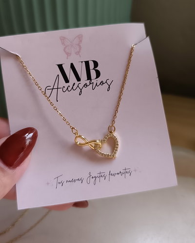 Conjunto huellita y corazón AD