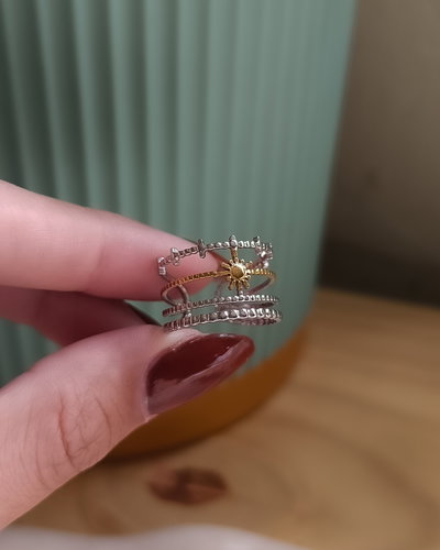 Anillo regulable Combinado 6