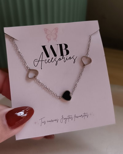 Pulsera Tres Corazón AQ