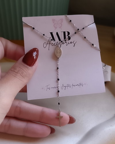 Conjunto Medalla y Cruz AQ