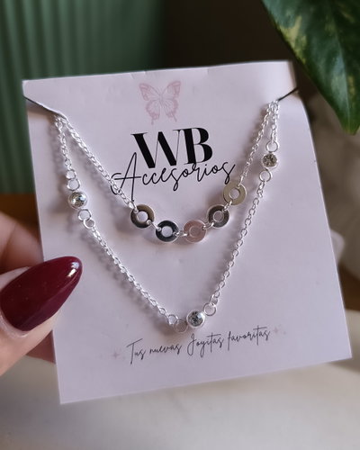Pulsera Doble cubic AB