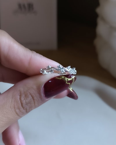 Anillo Ramitas Cubic