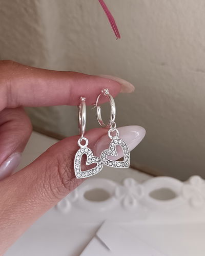 Argollas Corazón Cubic AB