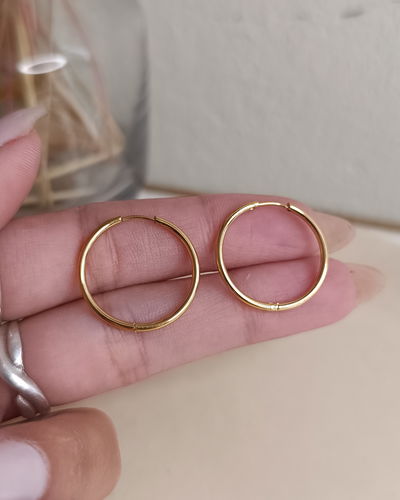 Argollas Rebeka Finas 2cm AD