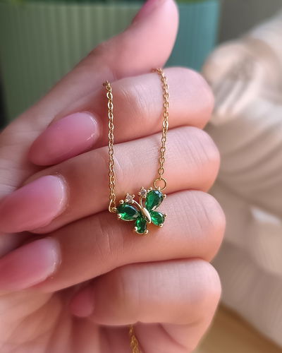 Conjunto Mariposa Verde 