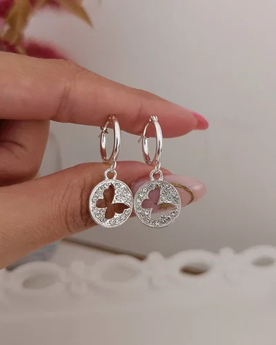 Argollas Mariposa Brillo 2 AB 