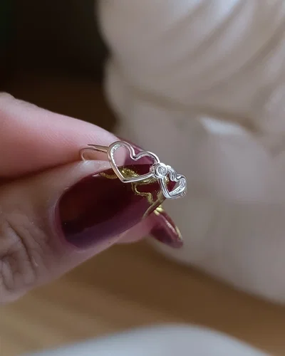 Anillo dos corazones cubuc PL