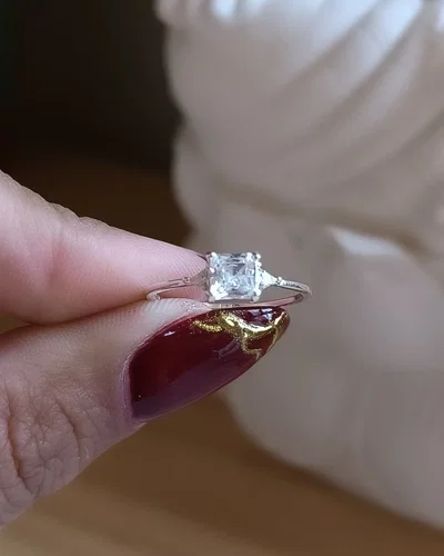 Anillo Cubic Cuadrado PL