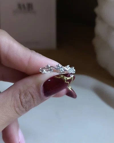 Anillo Ramitas Cubic PL
