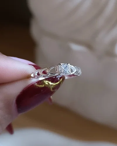 Anillo Calado Cubic PL