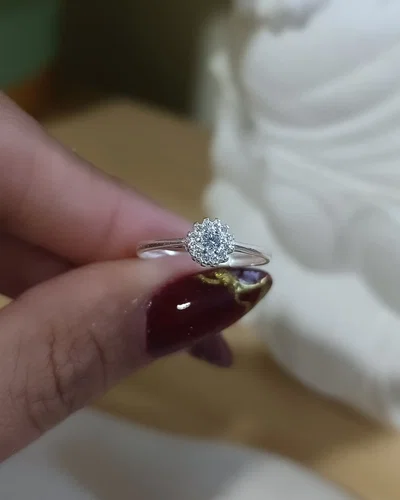Anillo Flor de Cubic PL
