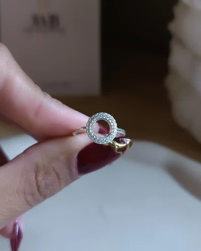 Anillo Circulo con Cubic PL