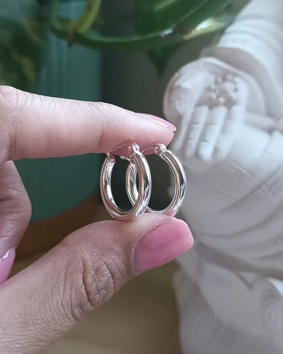 Argollas Infladas 2cm 