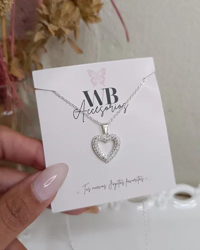 Conjunto Corazón Cubic AB
