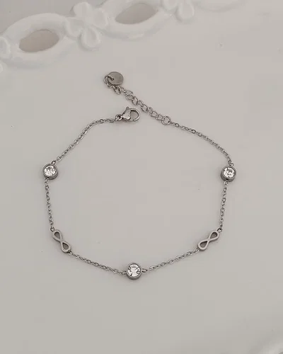 Pulsera Infinitos y Cubic  AQ