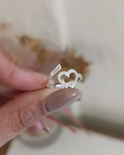 Anillo Corazón y Mariposa
