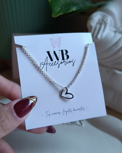 Conjunto Corazón colgante AB