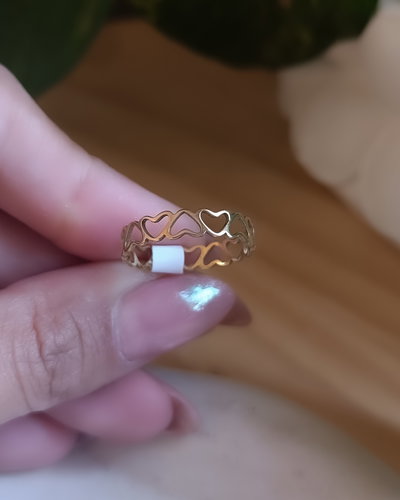 Anillo corazones 2 AD