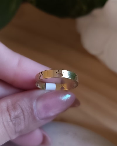 Anillo huellitas AD