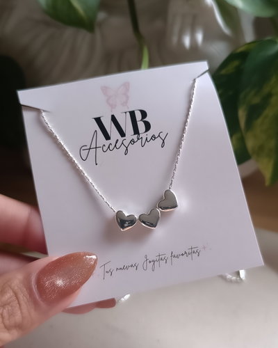 Conjunto 3 Corazones AB