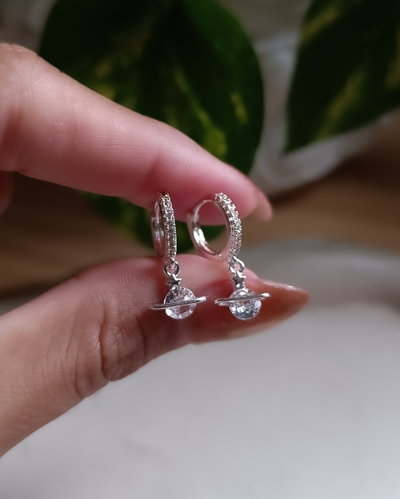 Argollas Saturno Cubic AB