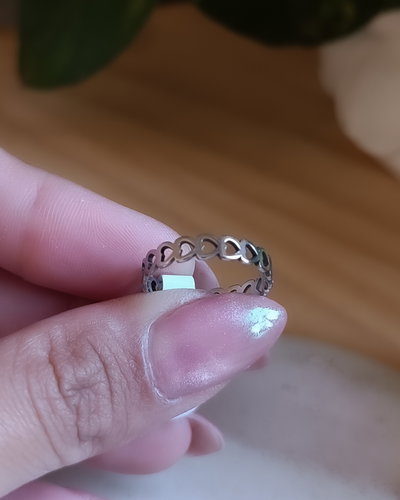 Anillo Corazones 1 AQ