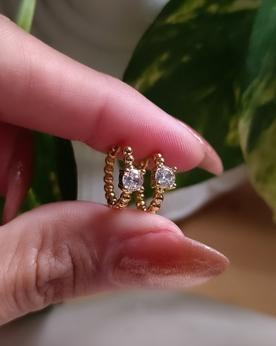 Argollas Lumi Cubic 1.2cm AD