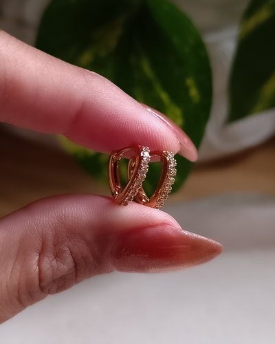 Argollas Maya Cubic 1.2cm AD