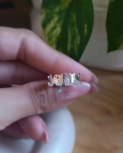 Anillo mariposas AB