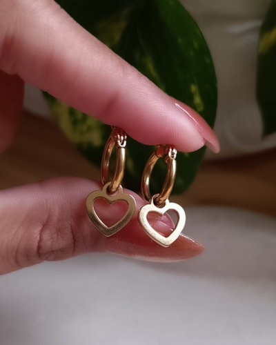 Argollas corazon AD