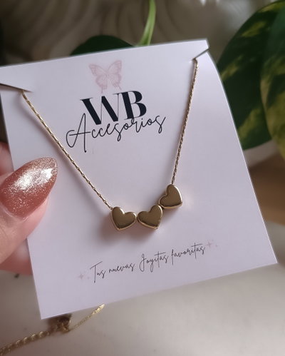 Conjunto 3 Corazones AD