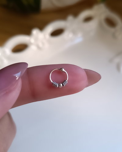Argollita Individual Bali 8mm 